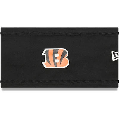 Bandeau d'entraînement officiel New Era Cincinnati Bengals COOLERA noir