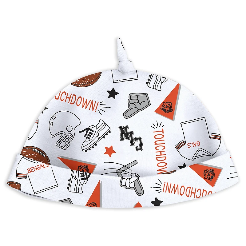 Ensemble de sommeil et jeu pour nouveau-nés nourrissons par Erin Andrews Cincinnati Bengals