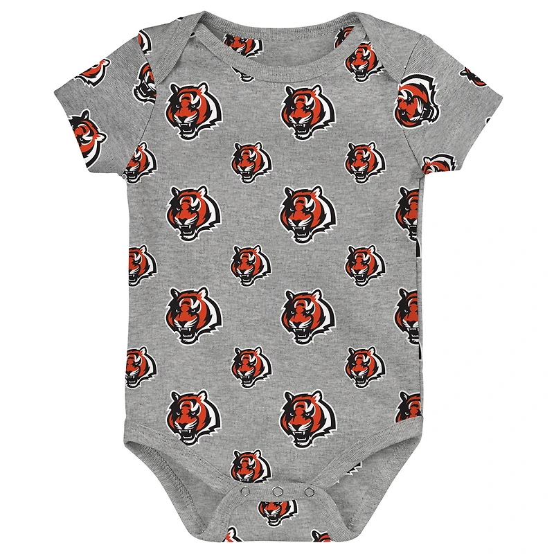 Ensemble 3 pièces pour nouveau-né Outerstuff Cincinnati Bengals Little Tike