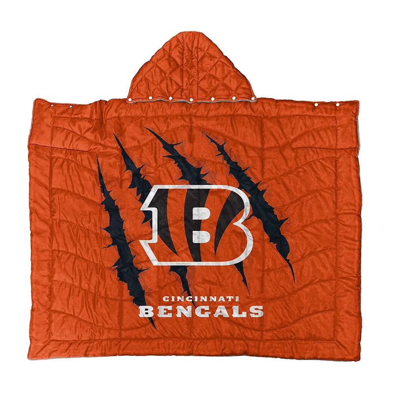 Cape de héros portable Pegasus Cincinnati Bengals 54" x 70"