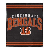 Couverture en tricot pelucheux et confortable Pegasus Cincinnati Bengals 60" x 70"