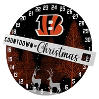 Panneau mural du compte à rebours des Bengals de Cincinnati Pegasus jusqu'à Noël