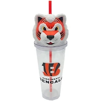 Gobelet à bec verseur Pegasus Cincinnati Bengals avec couvercle mascotte (680 ml)