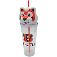 Gobelet à bec verseur Pegasus Cincinnati Bengals avec couvercle mascotte (680 ml)