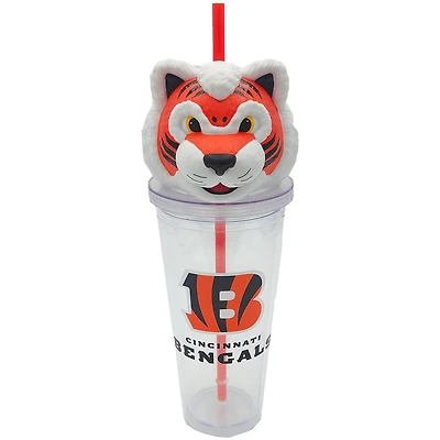 Gobelet à bec verseur Pegasus Cincinnati Bengals avec couvercle mascotte (680 ml)
