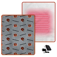 Pegasus  Cincinnati Bengals Scattered Logos 60" x 70" Heated Blanket
