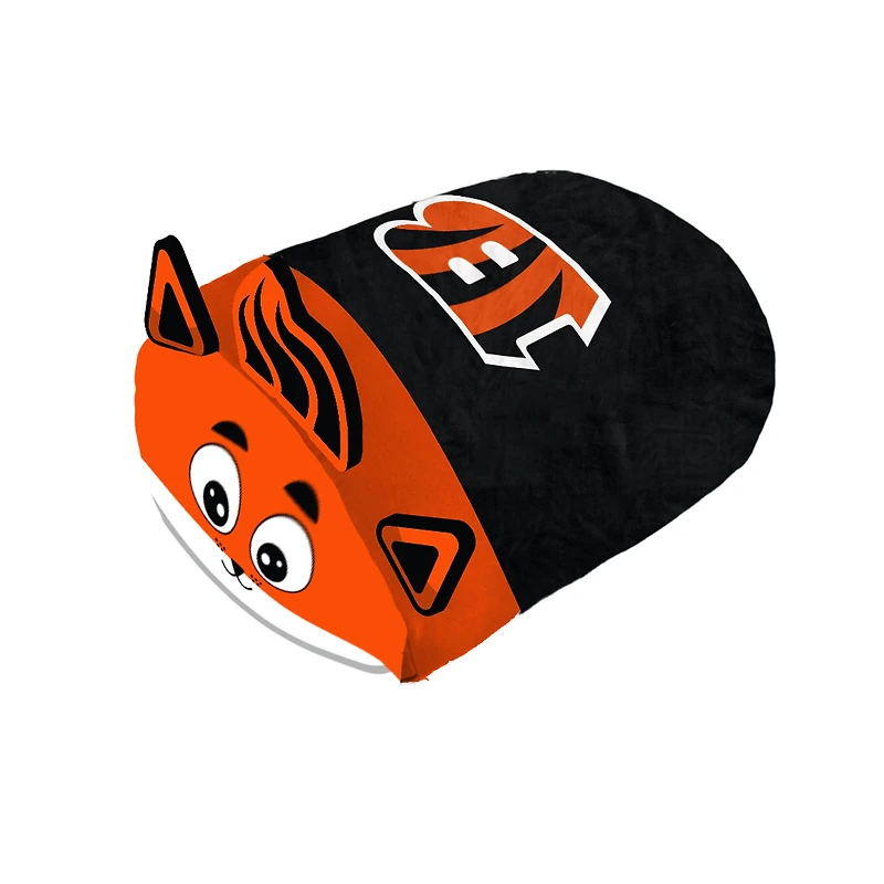 Coussin empilable en peluche avec mascotte des Bengals de Cincinnati de Pegasus