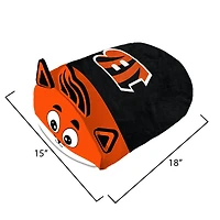 Coussin empilable en peluche avec mascotte des Bengals de Cincinnati de Pegasus