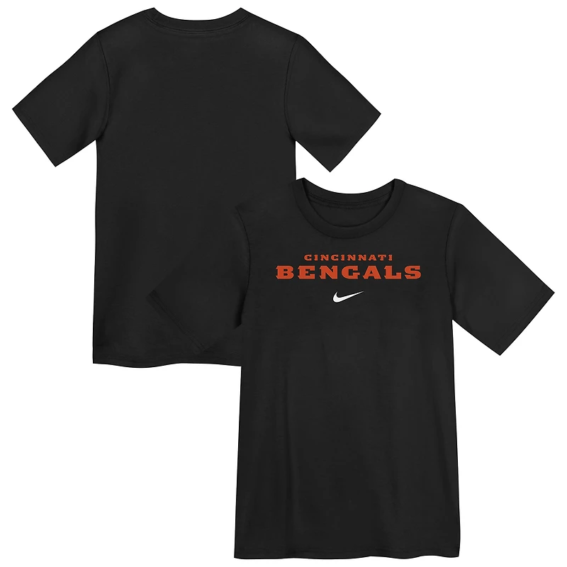 Preschool Nike Black Cincinnati Bengals Wordmark T-Shirt