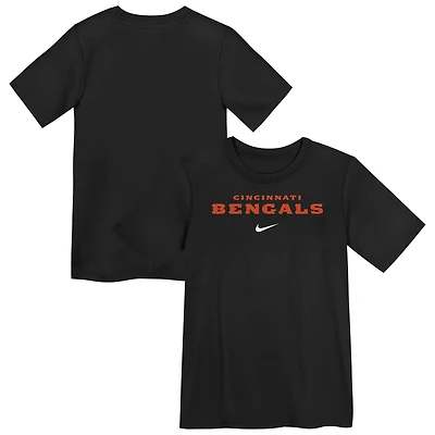 Preschool Nike Black Cincinnati Bengals Wordmark T-Shirt