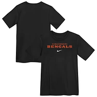 Preschool Nike Black Cincinnati Bengals Wordmark T-Shirt