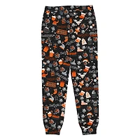 Preschool Outerstuff Black Cincinnati Bengals Chestnut Holiday Sleep Set