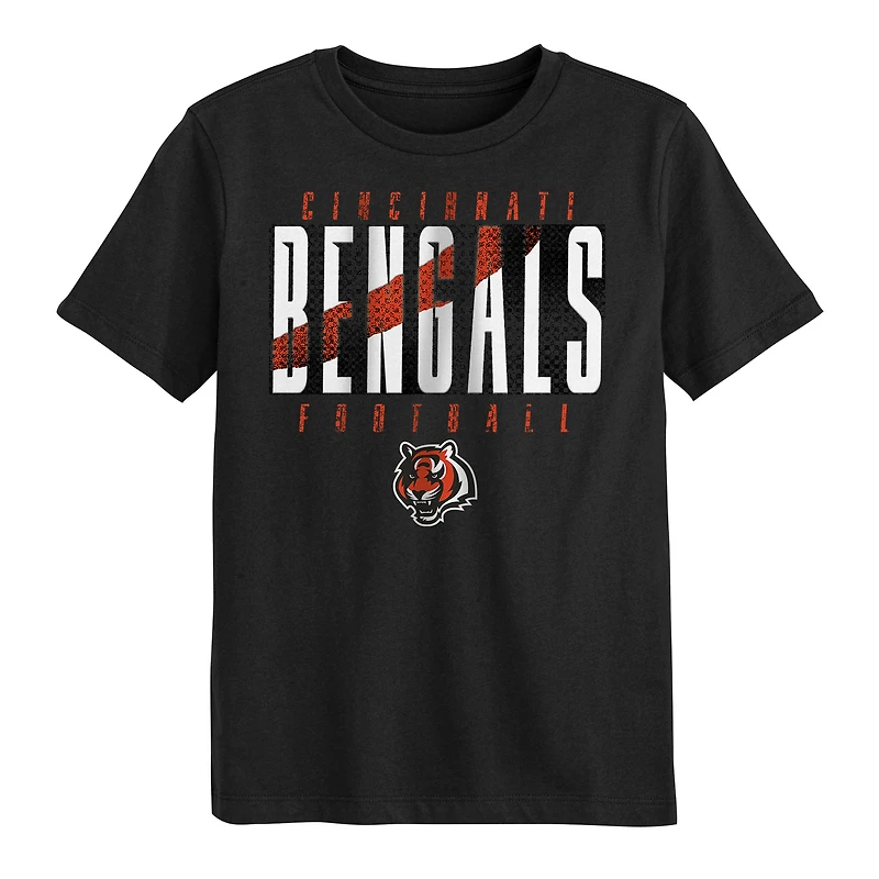 Preschool Outerstuff Black Cincinnati Bengals Posterize T-Shirt
