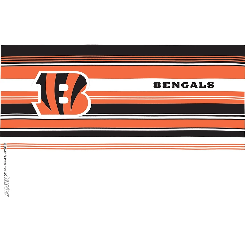 Tervis Bengals de Cincinnati 16oz. Gobelet classique à rayures Hype