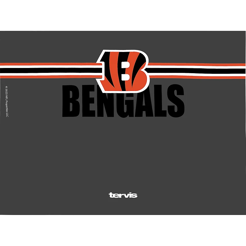 Gobelet classique Tervis Cincinnati Bengals de 24 oz avec couvercle à paille Go the Distance