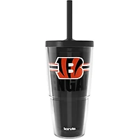Gobelet classique Tervis Cincinnati Bengals de 24 oz avec couvercle à paille Go the Distance