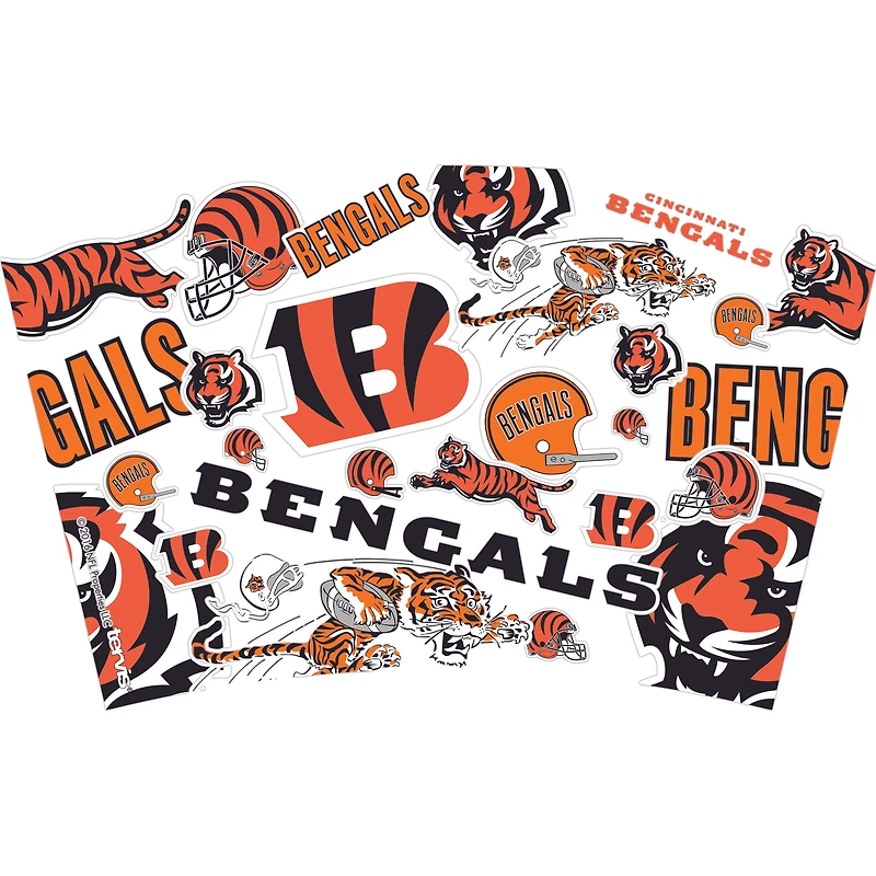 Tervis Cincinnati Bengals paquet de deux 16oz. Ensemble de gobelets classiques Allover