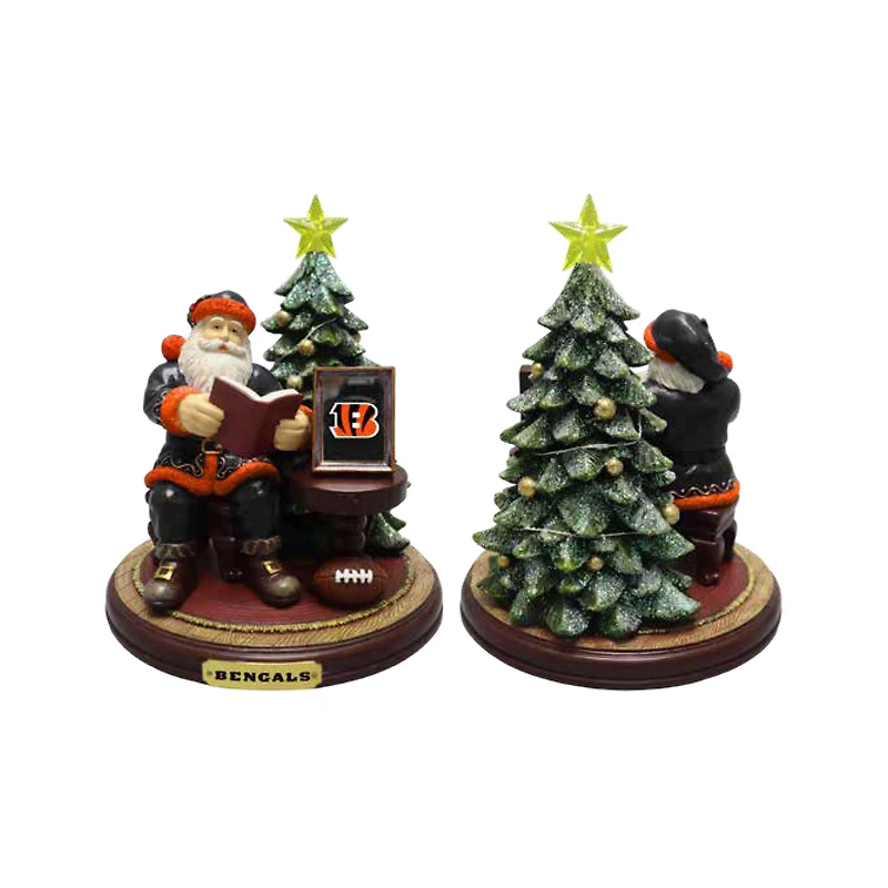 The Memory Company Cincinnati Bengals Christmas Story Santa Figurine