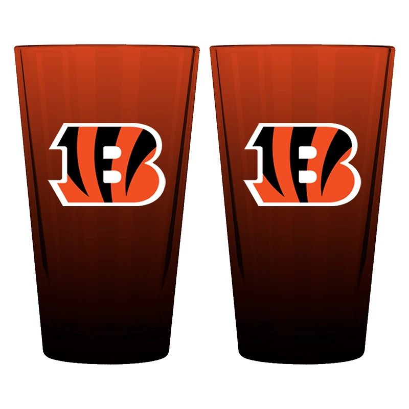 V110623 BENG Lot de 2 verres à pinte ombrés 16 oz CUPGLA2PK NFL-CBG-2942-2PK #32