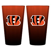 The Memory Company Cincinnati Bengals Two-Pack 16oz. Ombre Pint Glass Set