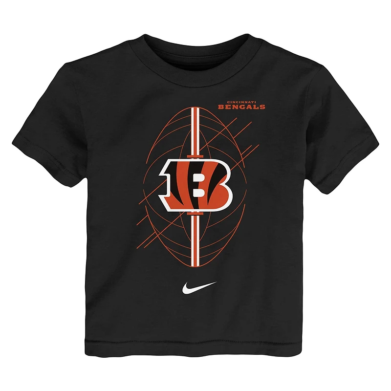 Toddler Black Cincinnati Bengals Icon T-Shirt