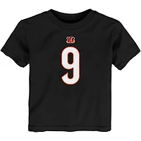 T-shirt Nike pour enfant en bas âge avec le nom et numéro du joueur Joe Burrow des Bengals de Cincinnati (nom numéro).