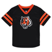 Ensemble t-shirt et pantalon à col en V noir/orange Cincinnati Bengals Red Zone pour tout-petits Outerstuff