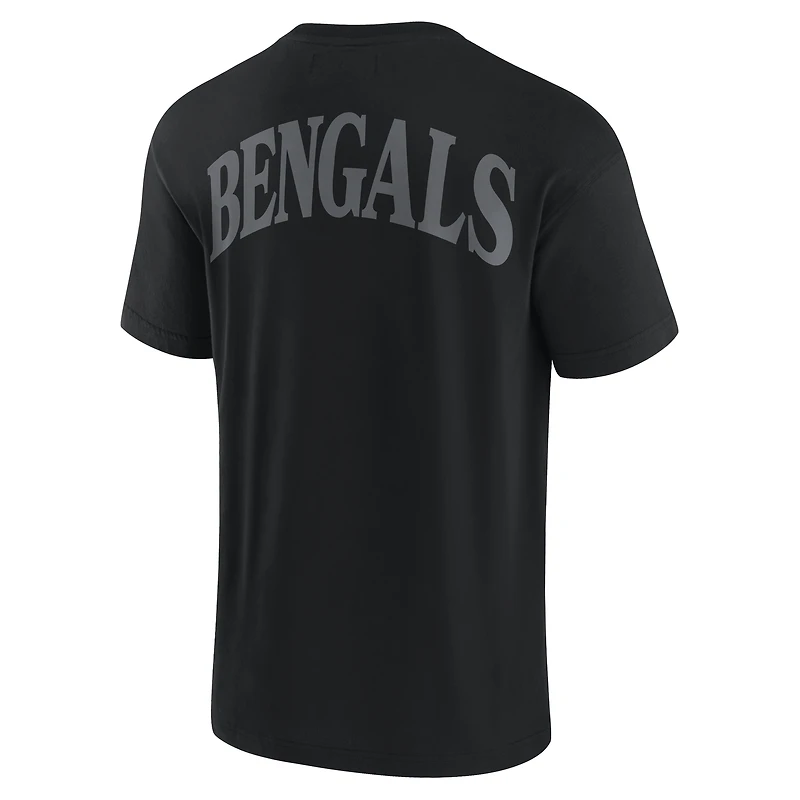 T-shirt unisexe Fanatics noir emblématique des Bengals de Cincinnati