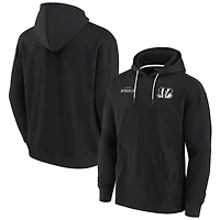 Unisex Fanatics Black Cincinnati Bengals Elements Super Soft Fleece Pullover Hoodie