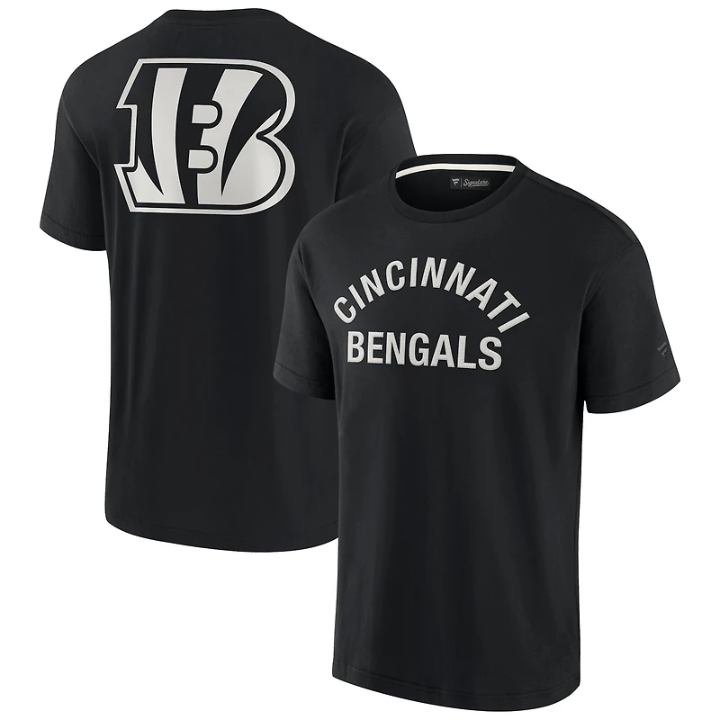 T-shirt unisexe Fanatics noir Cincinnati Bengals Signature Elements