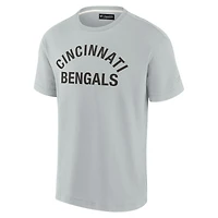 T-shirt unisexe Fanatics gris Cincinnati Bengals Elements super doux à manches courtes