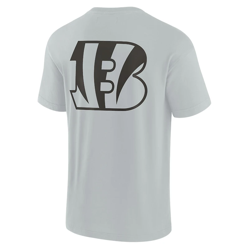 T-shirt unisexe Fanatics gris Cincinnati Bengals Elements super doux à manches courtes