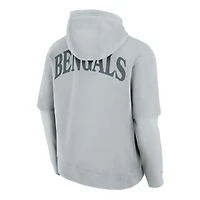 Sweat à capuche unisexe Fanatics gris Cincinnati Bengals Sleek Elements