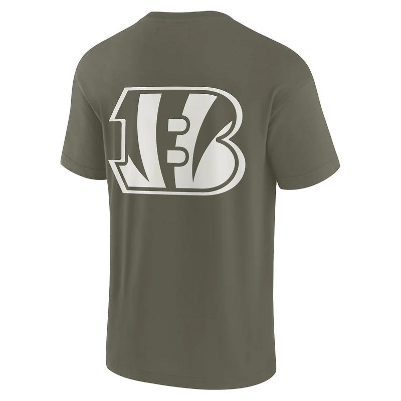 Unisex Fanatics Olive Cincinnati Bengals Elements Super Soft Short Sleeve T-Shirt