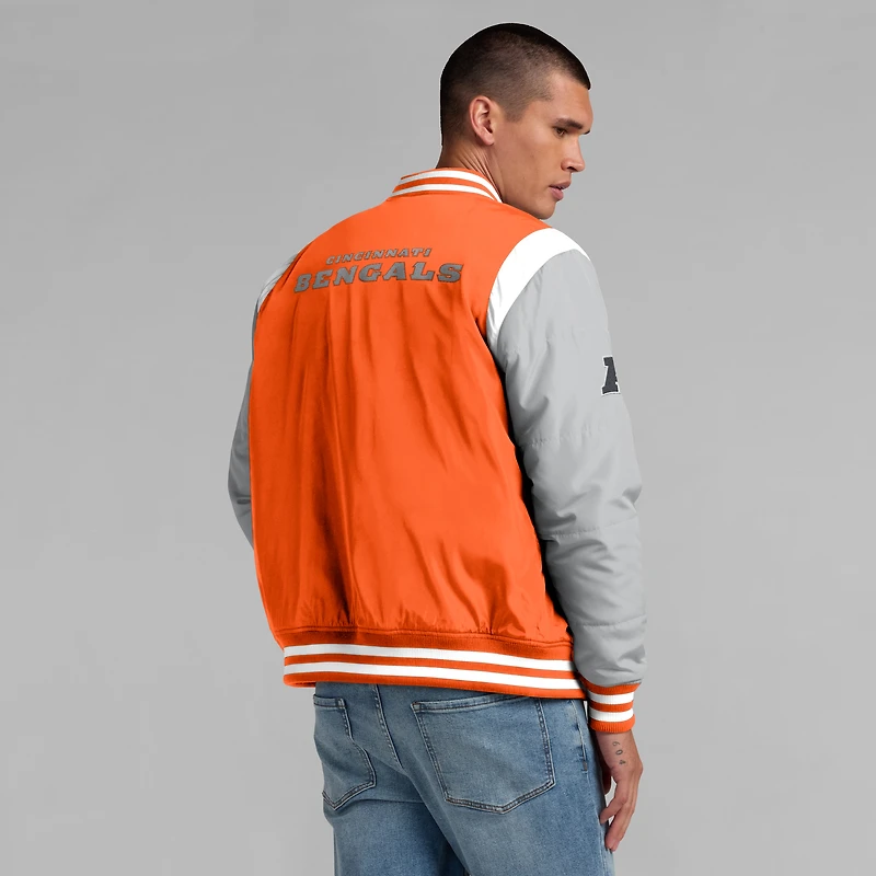 Veste unisexe à boutons-pression orange Cincinnati Bengals Elements Elite Fanatics