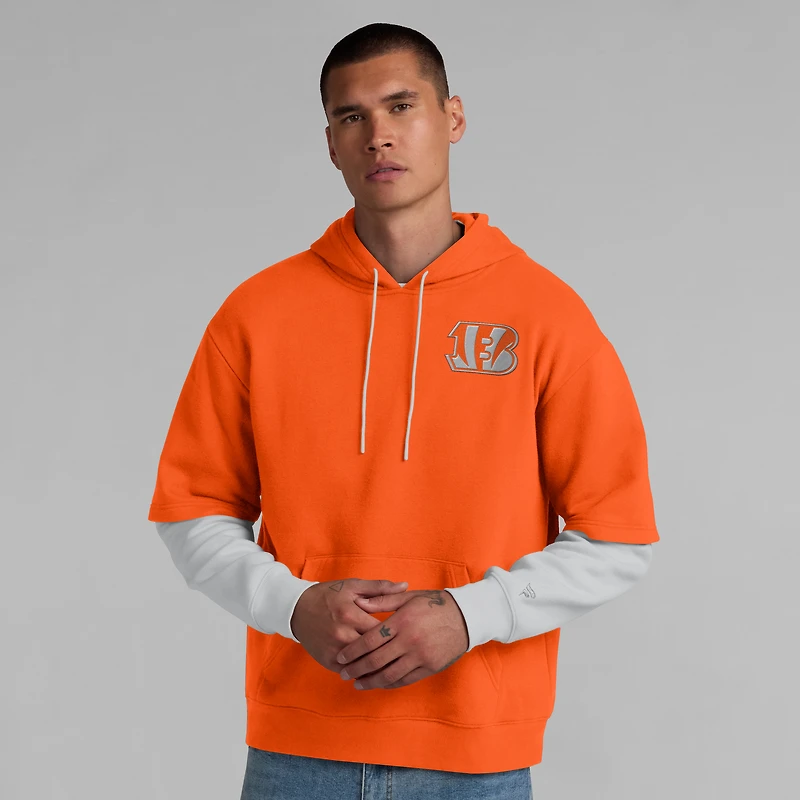 Sweat à capuche unisexe Fanatics Orange Cincinnati Bengals Sleek Elements
