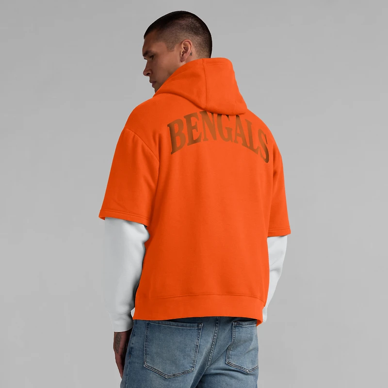Sweat à capuche unisexe Fanatics Orange Cincinnati Bengals Sleek Elements