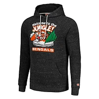 Sweat à capuche unisexe Hommage Charcoal Cincinnati Bengals Hyperlocal Raglan