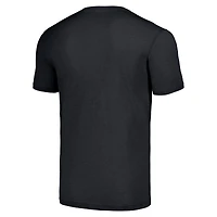 T-shirt unisexe hommage Joe Burrow, charbon chiné, joueur de blitz NFL Cincinnati Bengals, tri-blend