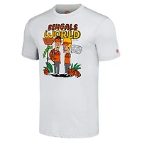 Unisex NFL x Homage Beavis and Butt-Head Ash Cincinnati Bengals Tri-Blend T-Shirt