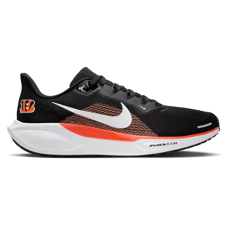 Baskets Nike Air Zoom Pegasus 41 noires unisexes des Bengals de Cincinnati