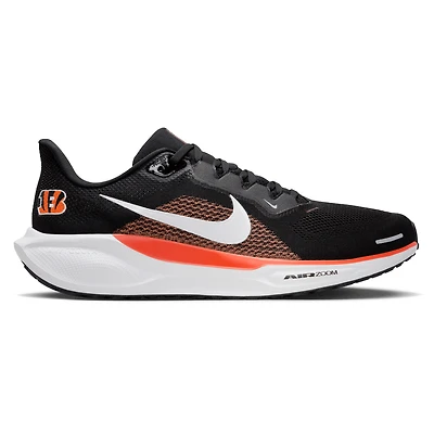 Baskets Nike Air Zoom Pegasus 41 noires unisexes des Bengals de Cincinnati