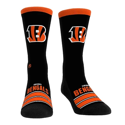 Unisex Rock Em Socks Cincinnati Bengals Gametime Stripe Crew