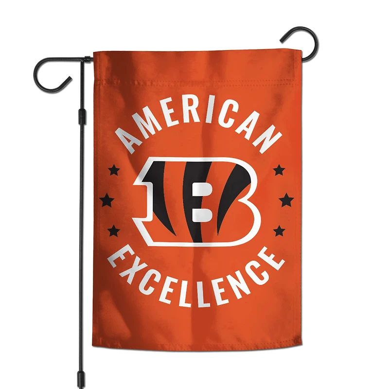 WinCraft Cincinnati Bengals 12" x 18" Double-Sided America 250 Garden Flag