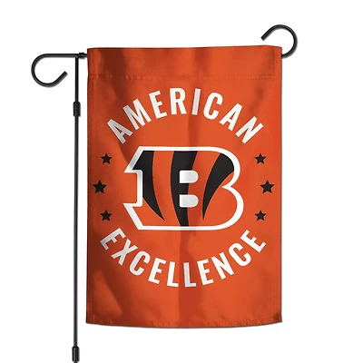 WinCraft Cincinnati Bengals 12" x 18" Double-Sided America 250 Garden Flag