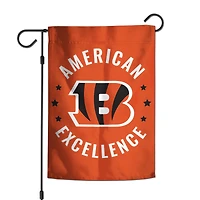 WinCraft Cincinnati Bengals 12" x 18" Double-Sided America 250 Garden Flag