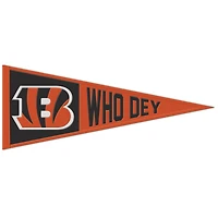WinCraft Cincinnati Bengals 13'' x 32'' Slogan - Fanion