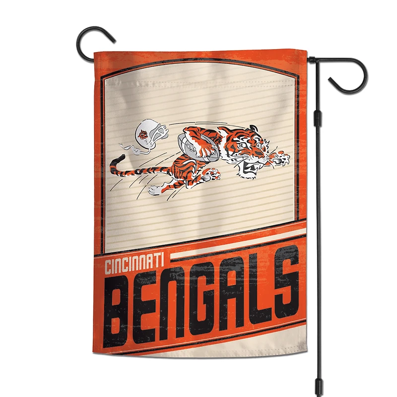 WinCraft Cincinnati Bengals 2-Sided 12'' x 18'' Team Garden Flag