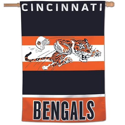 WinCraft Cincinnati Bengals 28" x 40" Retro Single-Sided Vertical Banner