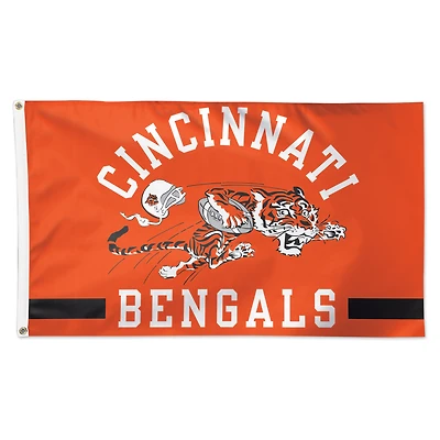 WinCraft Cincinnati Bengals 3' x 5' Classic Logo 1-Sided Deluxe Flag